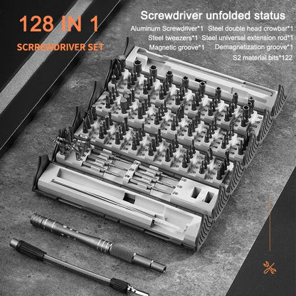 Master Create™ Multi Functional Screwdriver Set 128 in 1